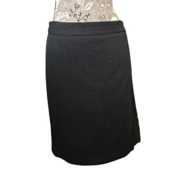 DKNY Women's Small Black Midi Straight/Pencil Wool Blend Fully Lined Skirt - Picture 16 of 16